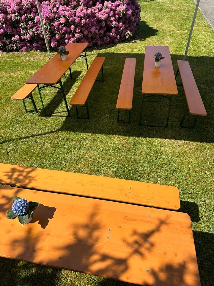 Bierzeltgarnitur Bierbankgarnitur Bier Tisch mieten in Kirchzarten – 3