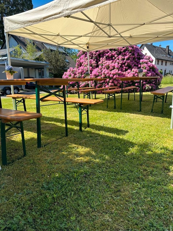 Bierzeltgarnitur Bierbankgarnitur Bier Tisch mieten in Kirchzarten – 4