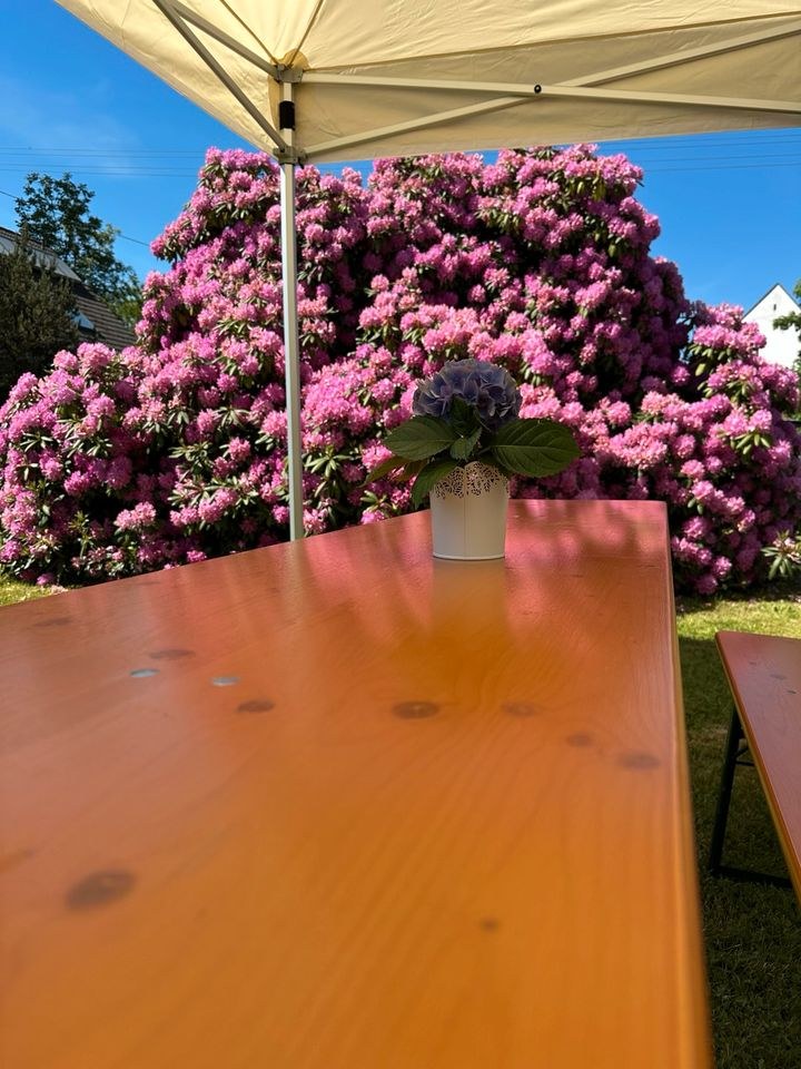 Bierzeltgarnitur Bierbankgarnitur Bier Tisch mieten in Kirchzarten – 2