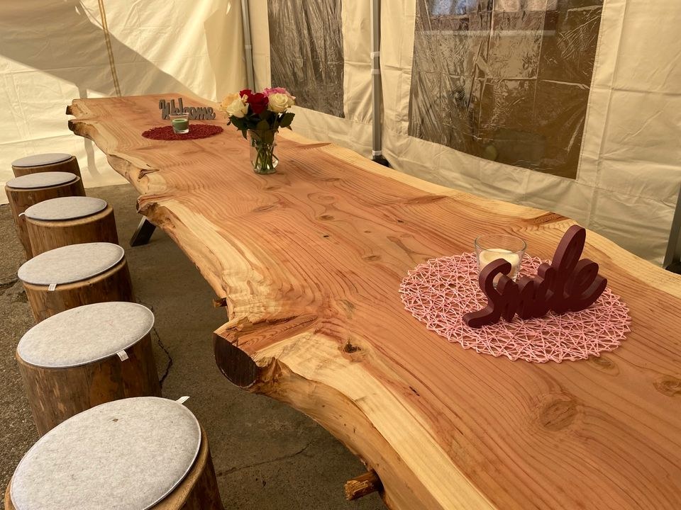 Holztisch Partytisch Gartentisch Tisch mieten in Kirchzarten – 3