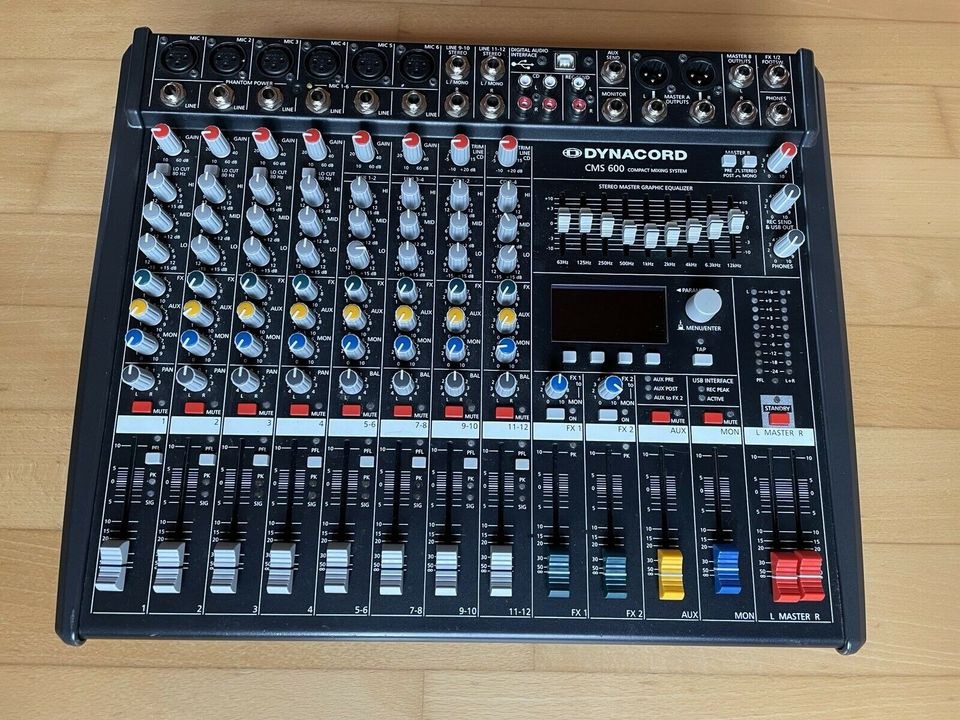 Dynacord CMS600 3 Mischpult analoger Mixer PA mieten in Kirchzarten – 2