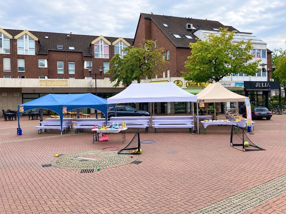 Faltpavillon 3x3m 3x6m mieten bei Verleih AH – in Minuten aufgebaut
