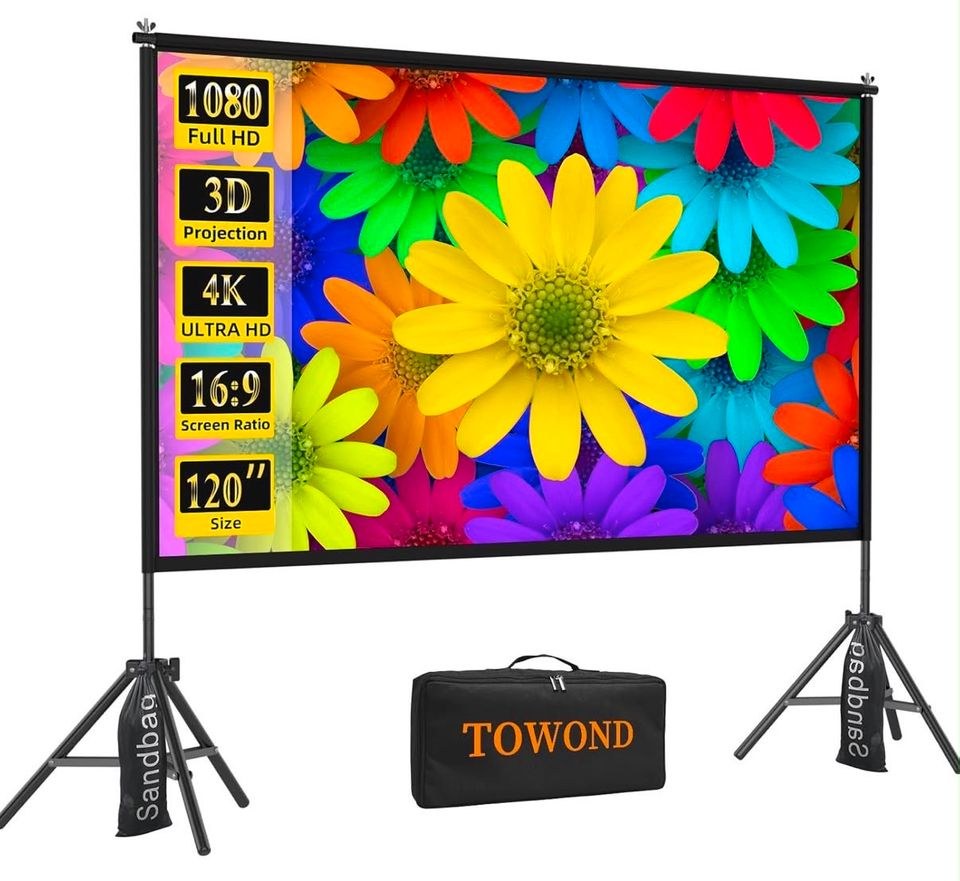Beamer Leinwand mieten bei Verleih AH – für Präsentation & Filmabend – 2