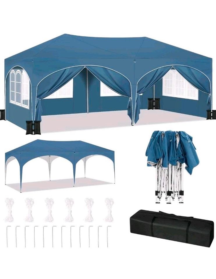 Faltpavillon 3x3m 3x6m mieten bei Verleih AH – in Minuten aufgebaut – 4