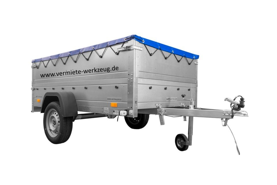 750kg Anhänger Plane Bordwänderhöhung mieten in Sundern (Sauerland) – 4