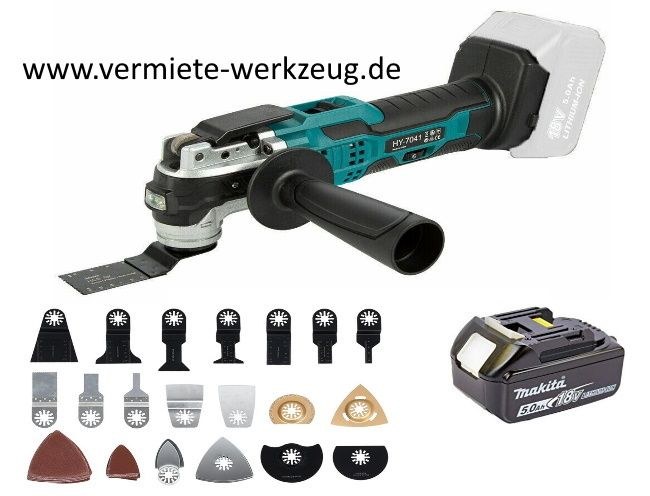 Akku Multifunktionswerkzeug Schleifer Multitool mieten – 2