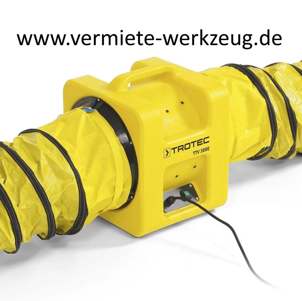 Baulüfter Axialgebläse Ventilator Entlüfter mieten – 4