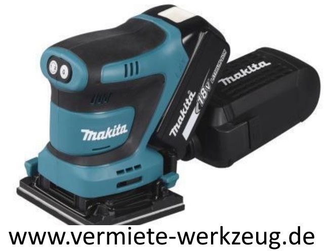 Schwingschleifer Akku Makita Rotation Rutscher mieten – 3