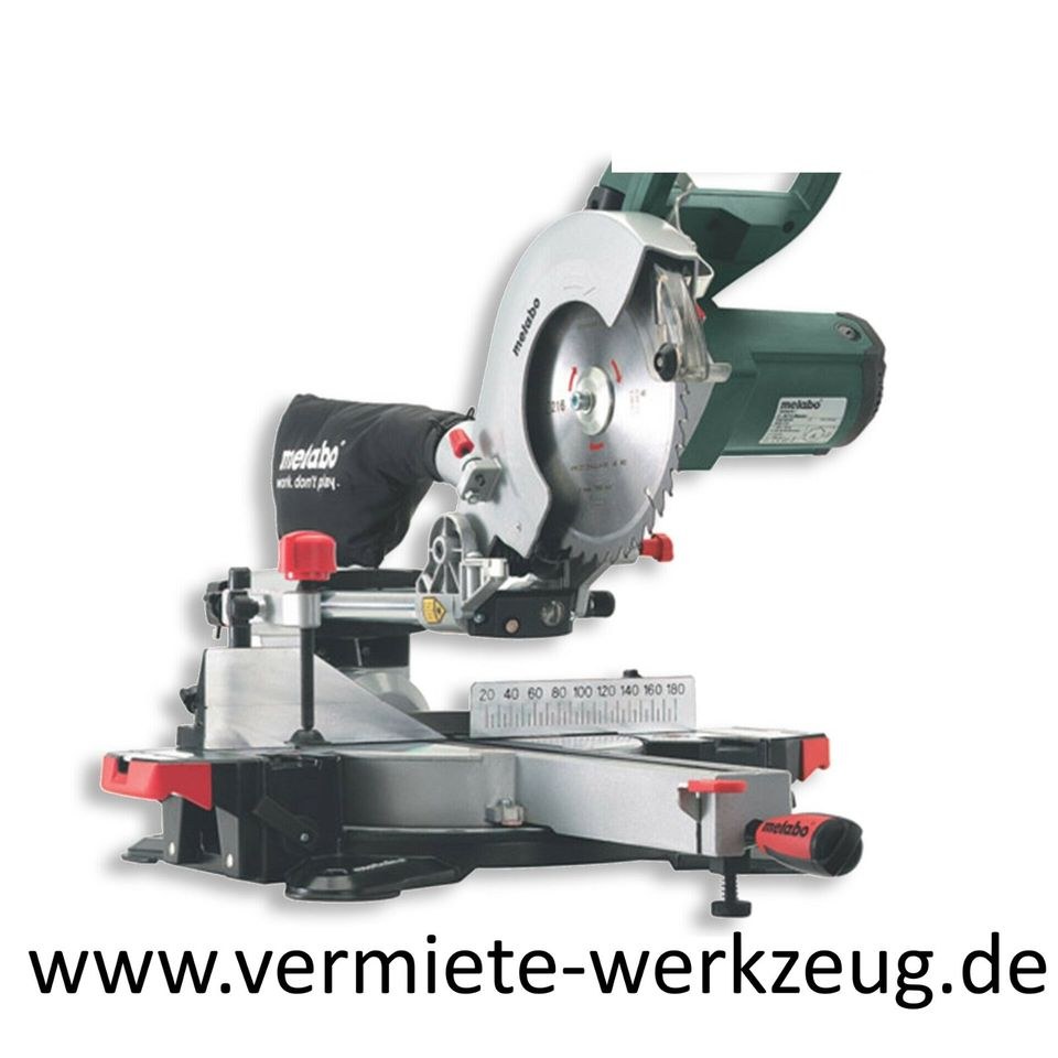 Kappsäge Gehrungssäge Säge Winkel Nut Feder mieten – 4
