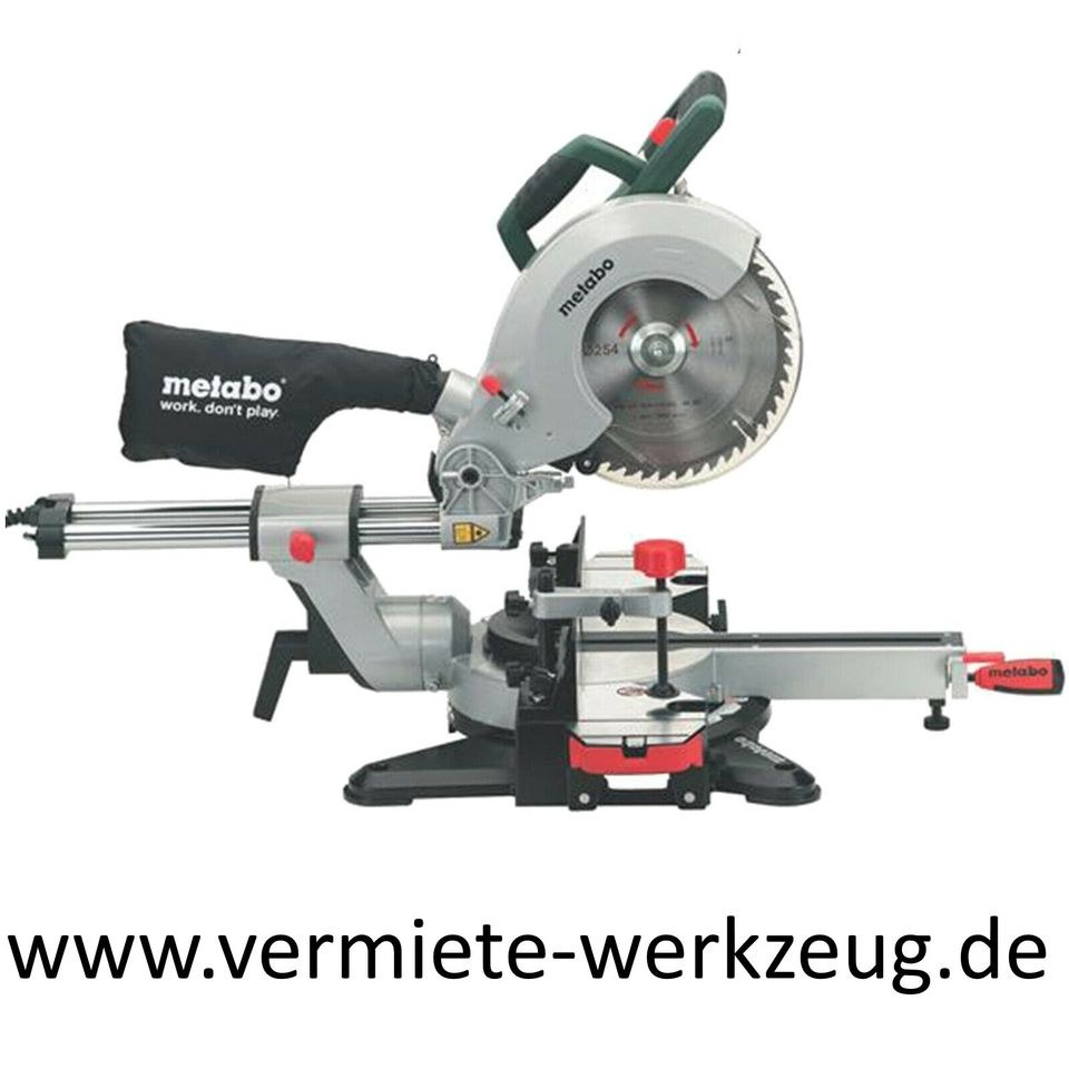 Kappsäge Gehrungssäge Säge Winkel Nut Feder mieten – 3