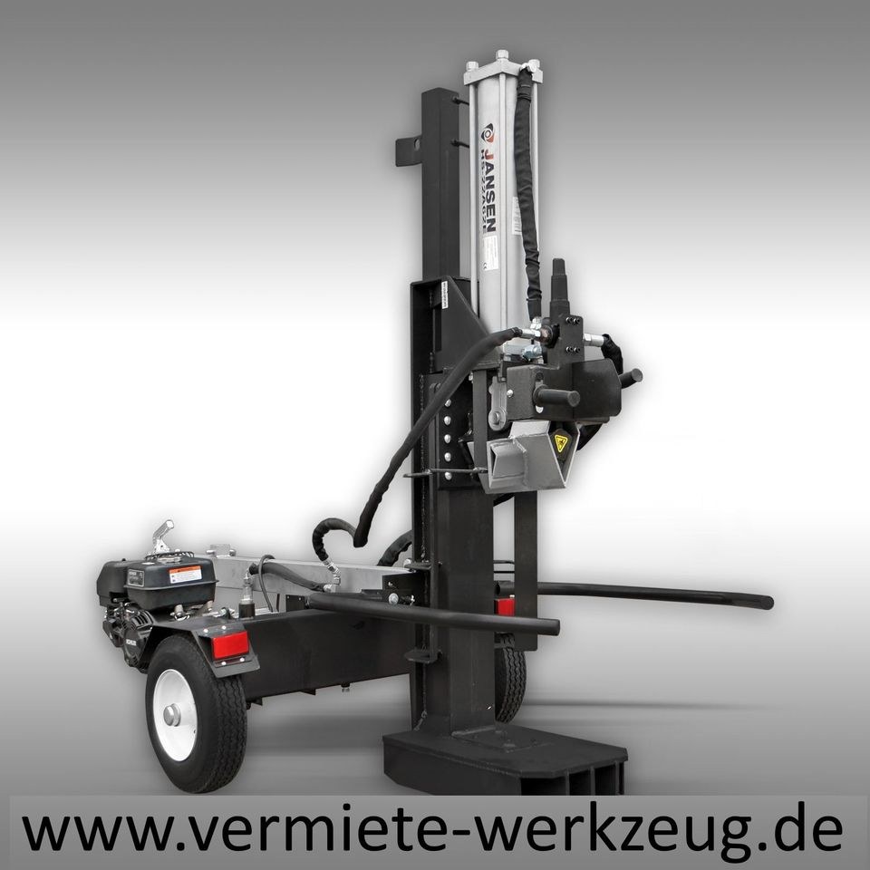 STVO Zulassung 22t Holzspalter Benzin Strom mieten – 3