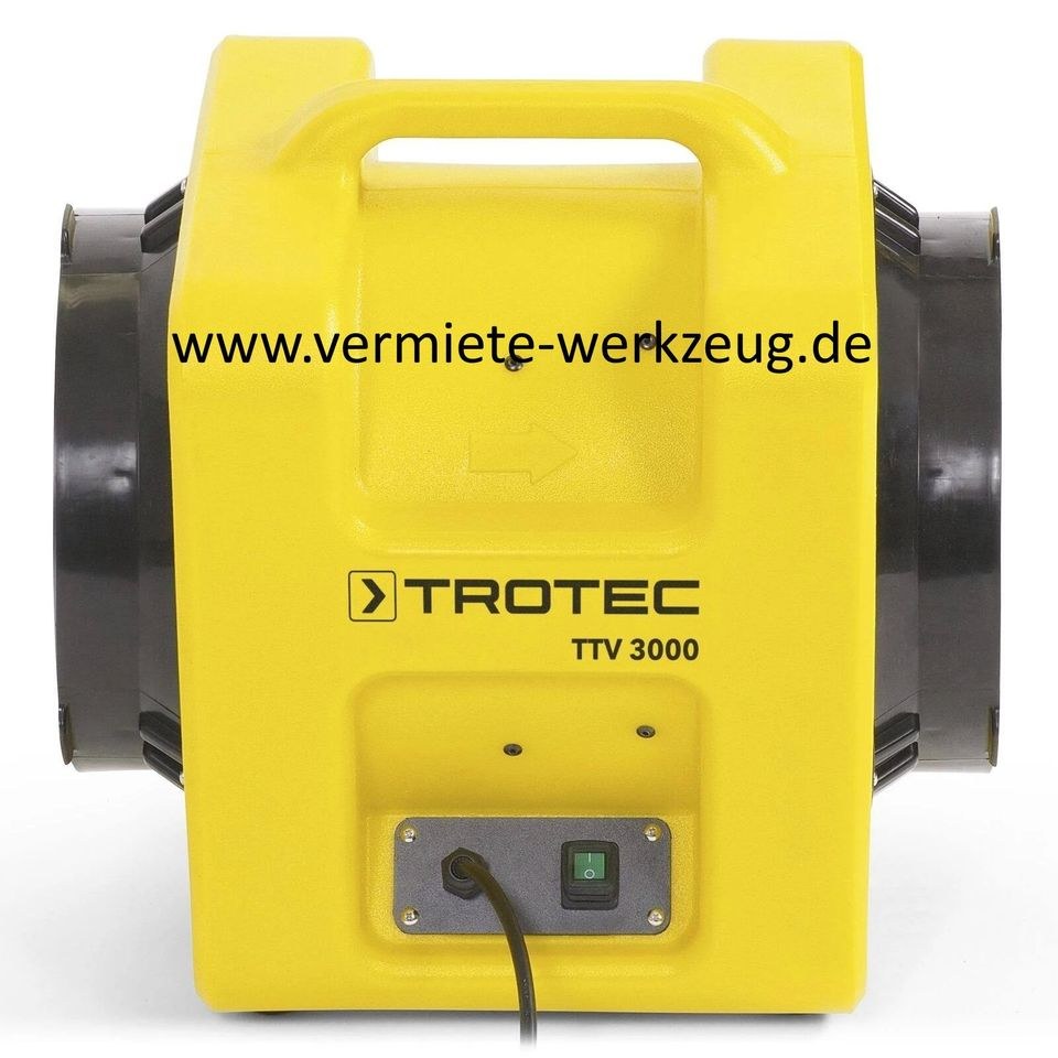 Baulüfter Axialgebläse Ventilator Entlüfter mieten – 3