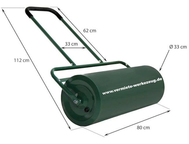 Rasenwalze Rollrasen Grassamen Gartenwalze mieten – 3