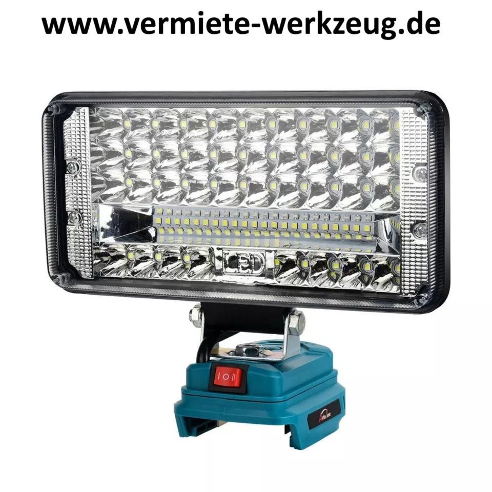 4x LED Arbeitsleuchte Akku Makita Taschenlampe mieten – 2