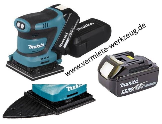 Schwingschleifer Akku Makita Rotation Rutscher mieten – 2