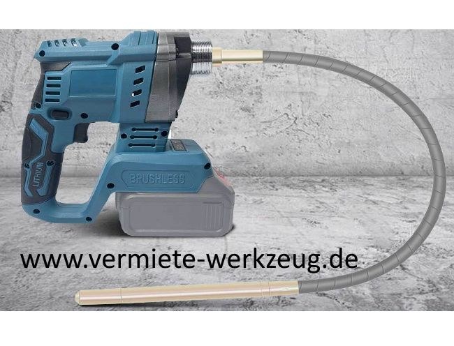 Akku Betonverdichter Betonrüttler Rüttelflasche mieten – 4