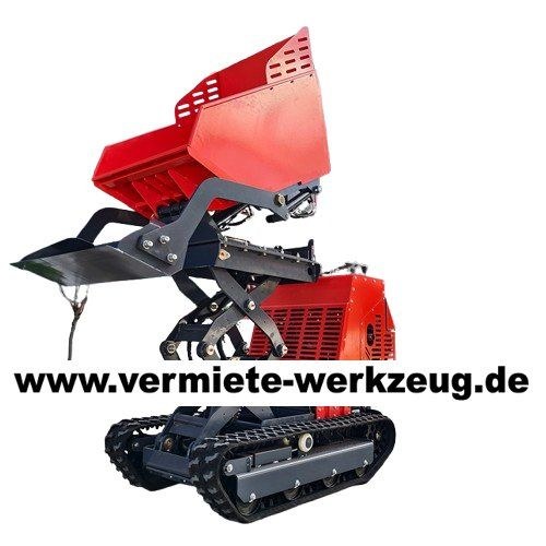 Dumper Selbstlader Hochkipper Kette Raupe Mulden mieten