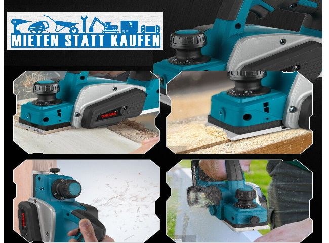 Elektrohobel Handhobel Hobelmaschine Akku mieten – 4