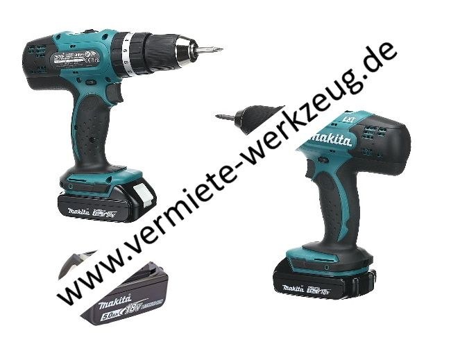 Akku Schlagbohrschrauber Schrauber Makita mieten – 2