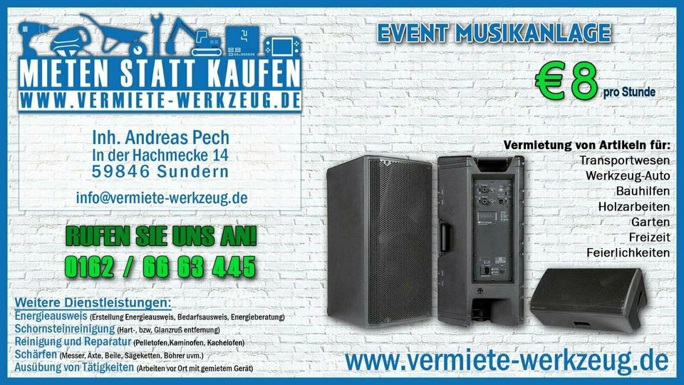 Musikanlage Bass db Technologies Opera mieten in Sundern (Sauerland)