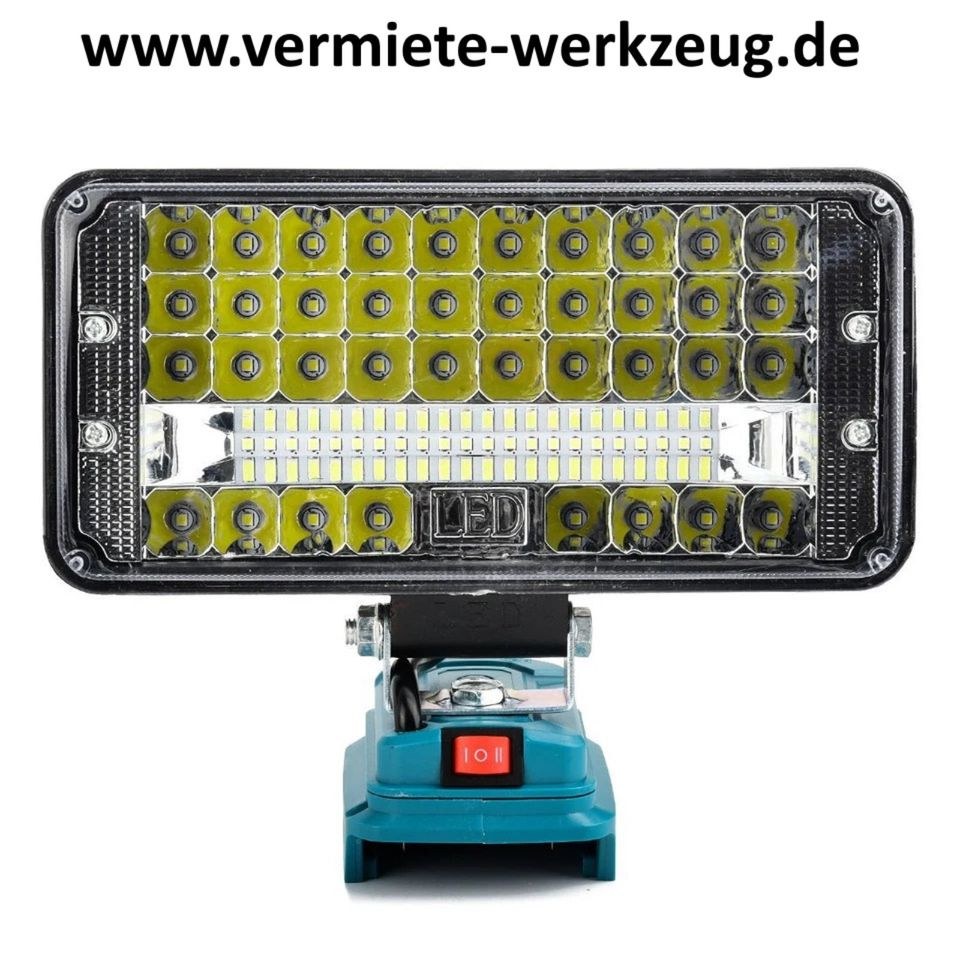 4x LED Arbeitsleuchte Akku Makita Taschenlampe mieten – 3