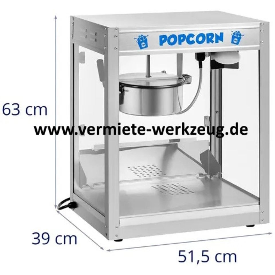 Popcornnmaschine Profigerät Standgerät Popper mieten