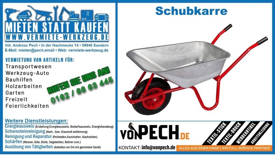 Sackkarre Treppenkarre 200 kg Schubkarre Rodel mieten – 2