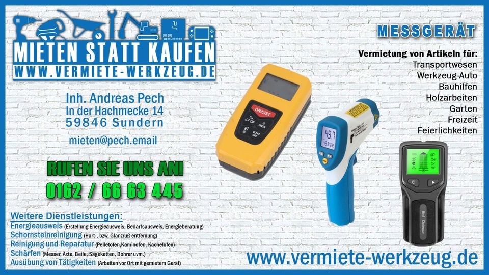kleine Messgeräte f Hausgebrauch mieten in Sundern (Sauerland) – 2