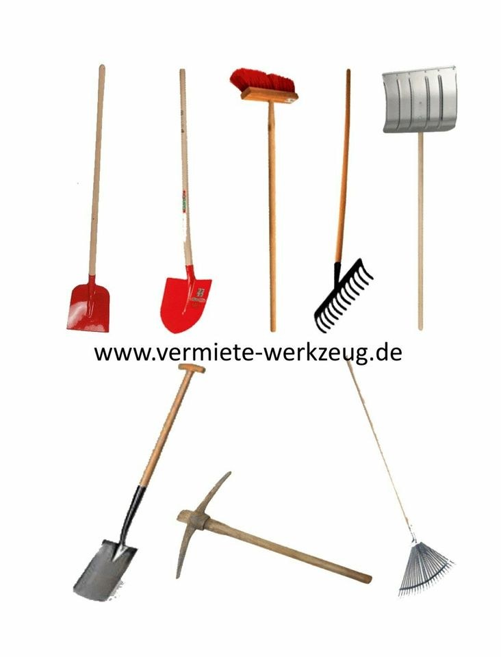 Gartengeräte Besen Schüppe Harken Spaten mieten in Sundern (Sauerland) – 2
