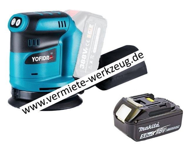 Schleifmaschine Akku Makita Exzenterschleifer mieten – 2
