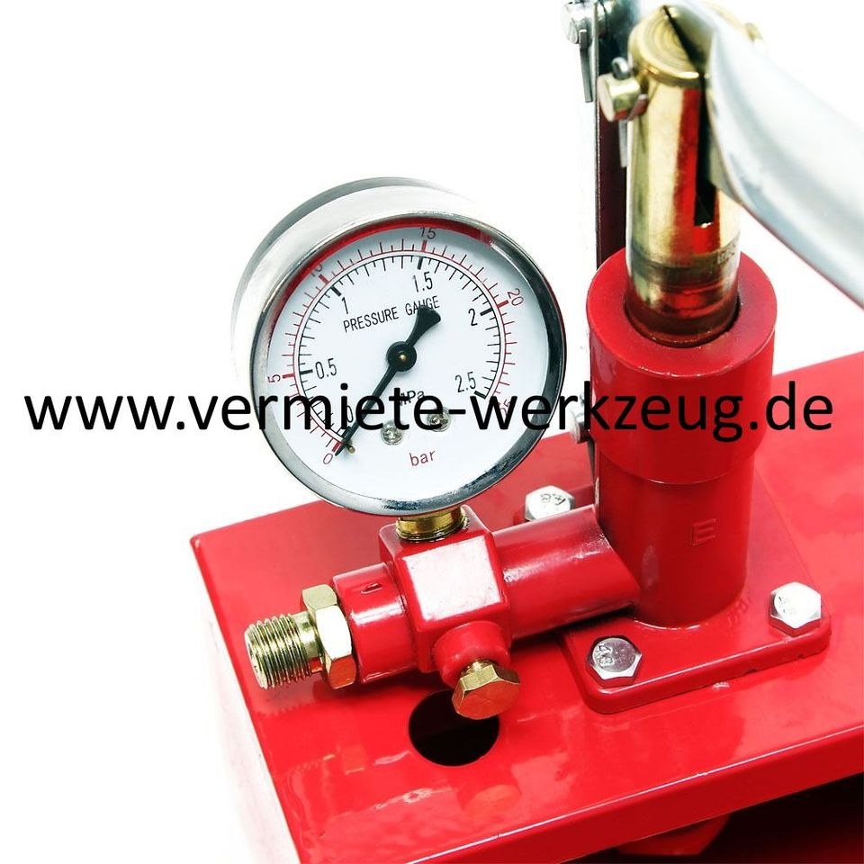 Befüllpumpe Solar Prüfpumpe Flüssigkeiten mieten – 2
