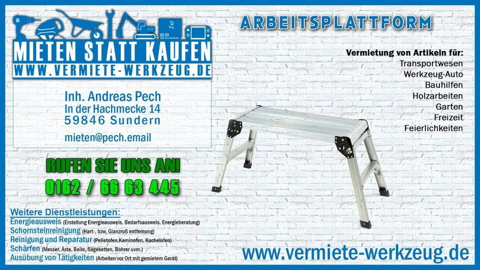 Anstellleiter Bauleiter Dachleiter 6,4 m 2 mieten – 4
