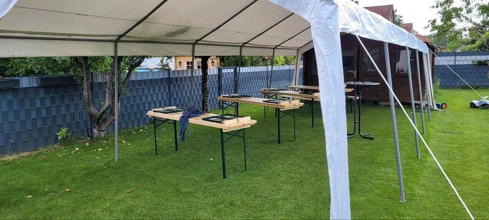 Partyzelt Festzelt Pavillion 10x4 Meter mieten in Herten – 2