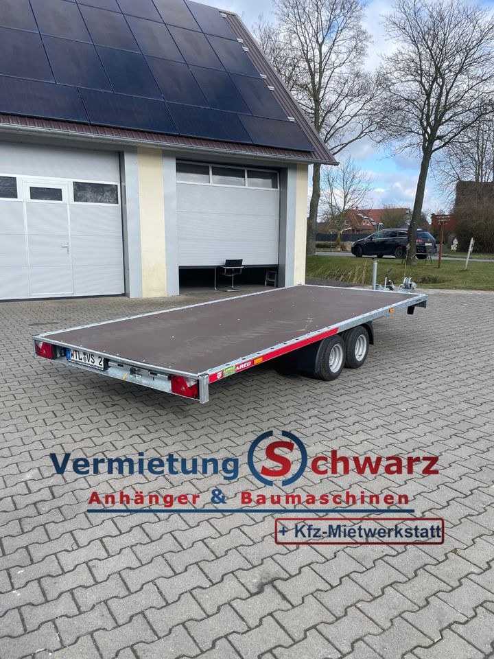 Autotransporter 3,0to Universal Anhänger mieten bei Vermietung Schwarz – 2