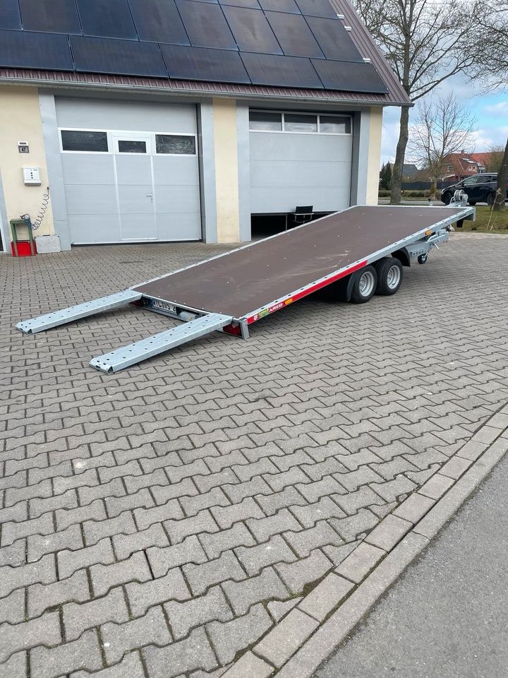Autotransporter Trailer Tieflader Anhänger mieten in Bad Essen – 3