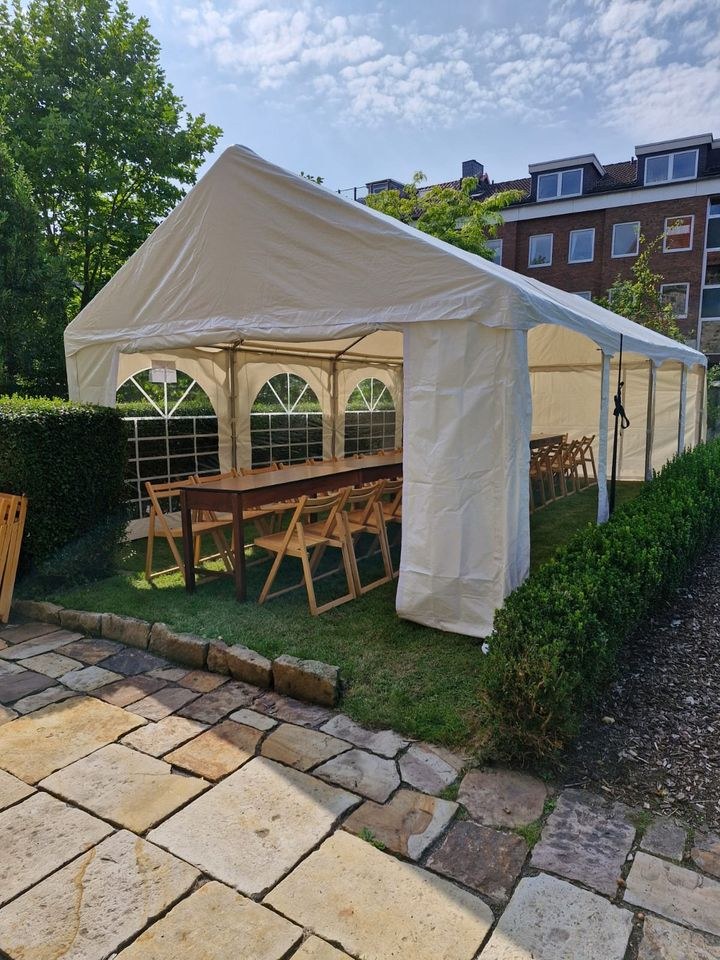 Partyzelt Festzelt 4x8m Aufbau Lieferung mieten in Stadthagen