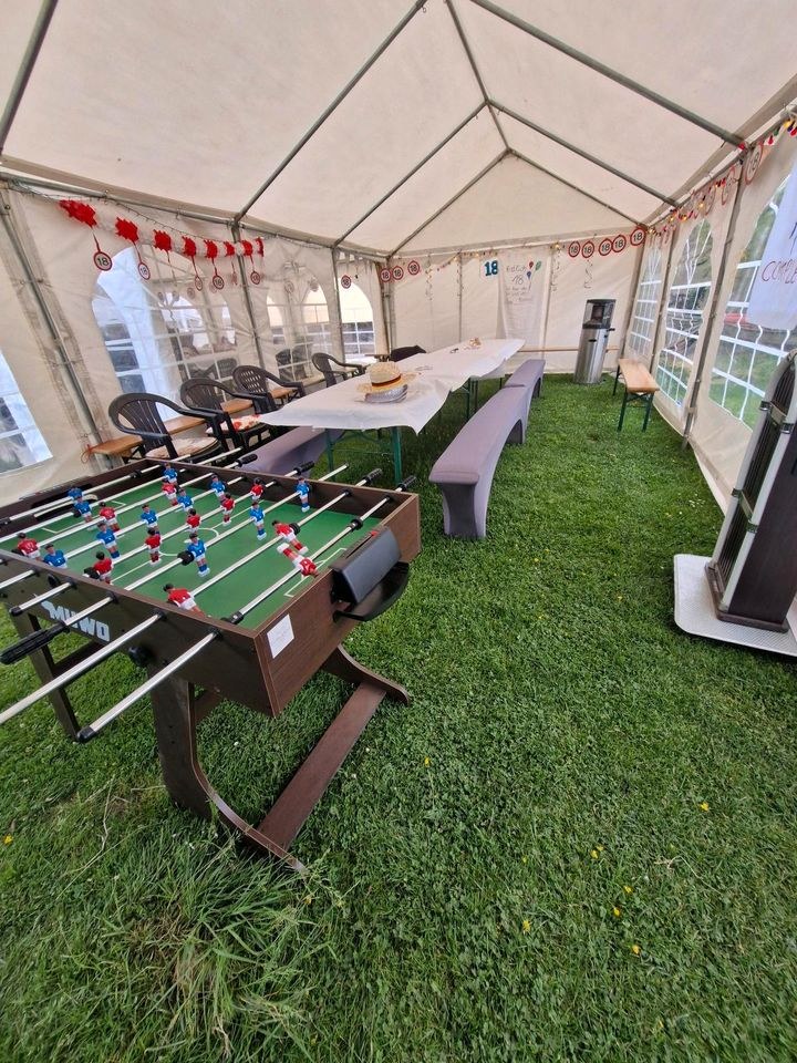 Tischkicker Kickertisch mieten bei Vermietung Wehlauch