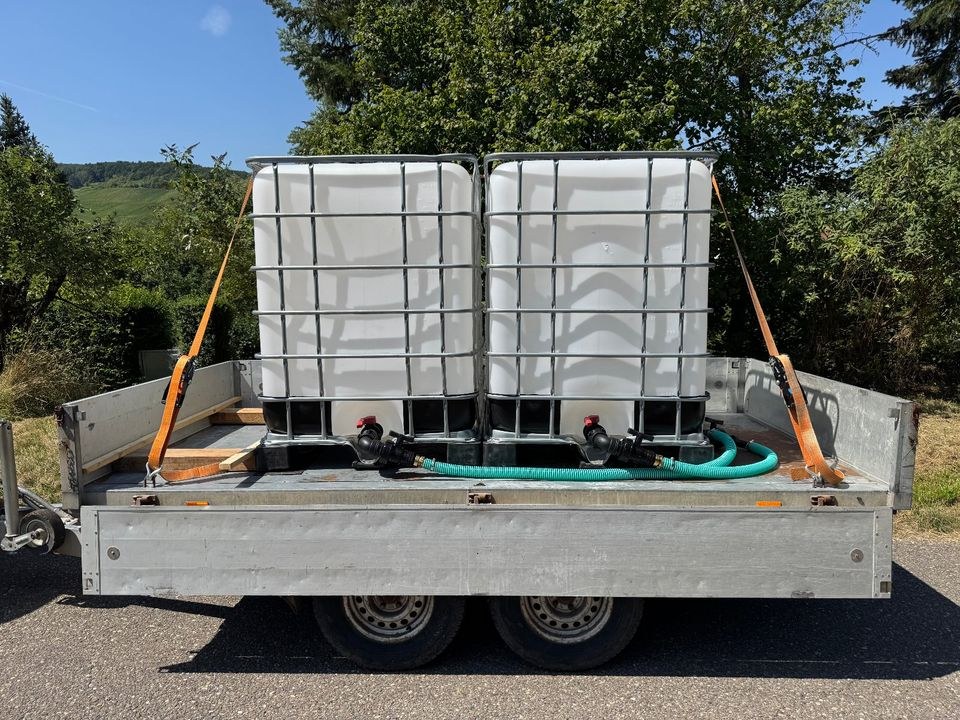 Anhänger IBC Wasserfass Wasserpumpe Bewässerung mieten – 3