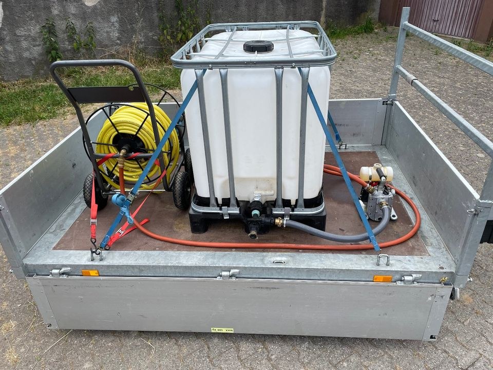 Anhänger IBC Wasserfass Wasserpumpe Bewässerung mieten – 2