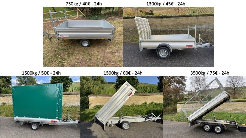 750kg PKW Anhänger B Führerschein mieten in Kernen im Remstal – 4