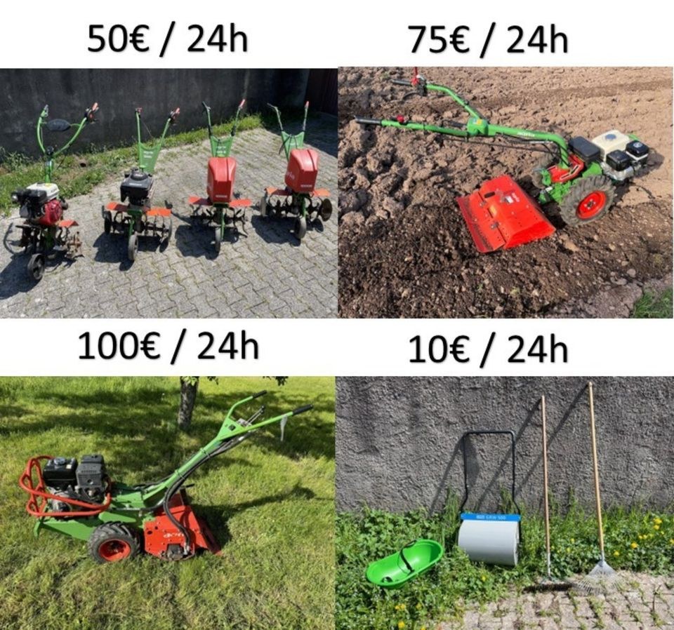 Agria 13 PS Bodenfräse Gartenfräse Umkehrfräse mieten – 4