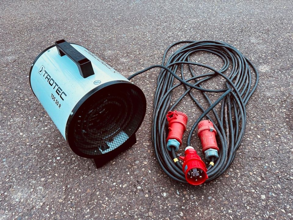 9kW Heizlüfter Heizer Heizgerät mieten bei Vermietungen jeglicher Art