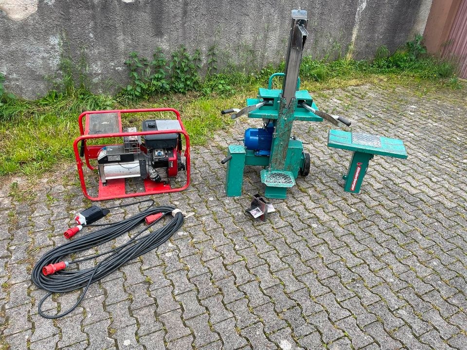 8 Tonnen Holzspalter Meterholz mieten bei Vermietungen jeglicher Art