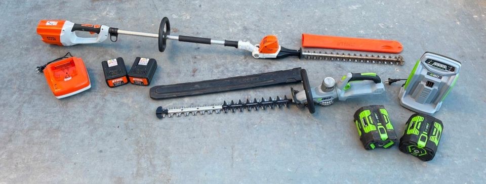 Stihl EGO Akku Heckenschere Heckenschneider mieten