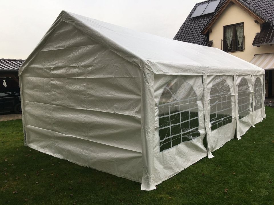 Partyzelt Pavillion 4x8m mieten in Heidesee – für jedes Wetter – 3