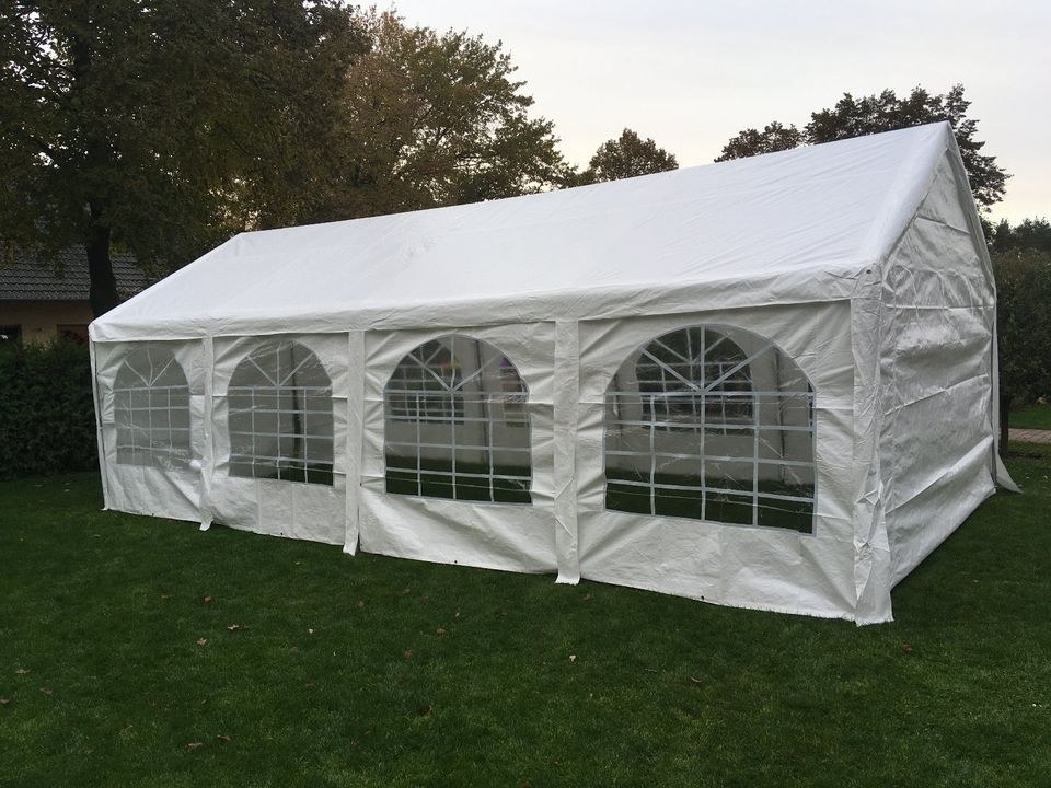 Partyzelt Pavillion 4x8m mieten in Heidesee – für jedes Wetter – 2