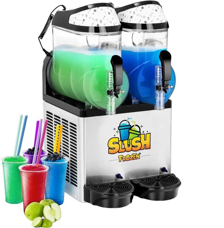 Slush Eis Maschine 2x 12L Profi Gerät KEINE mieten bei VTO Verleih
