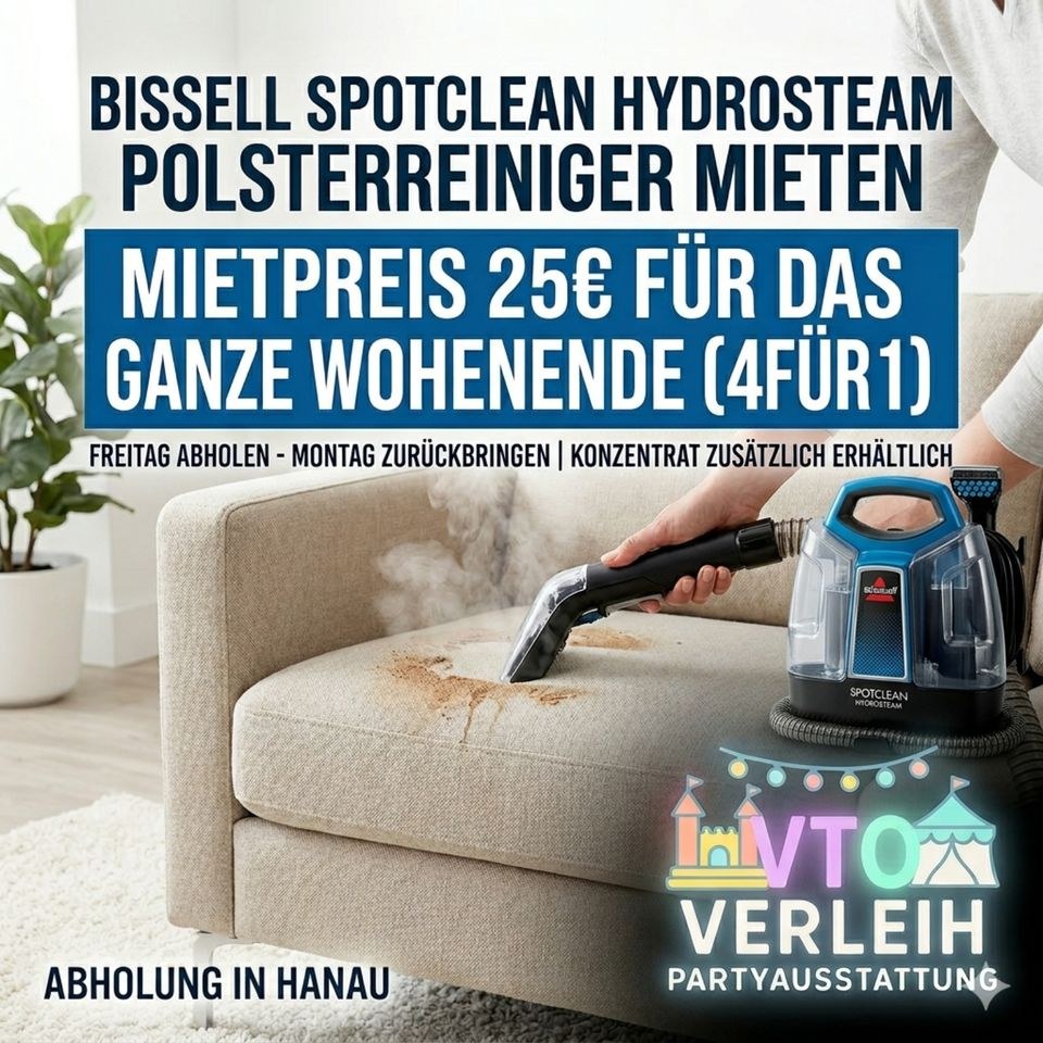 Bissell Polsterreiniger mieten in Hanau – für gründliche Reinigung