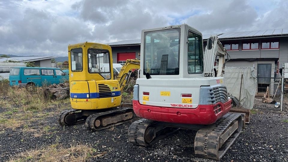 Minibagger Bagger Takeuchi TB250 5,0t mieten bei VTW Projekentwicklung – 2