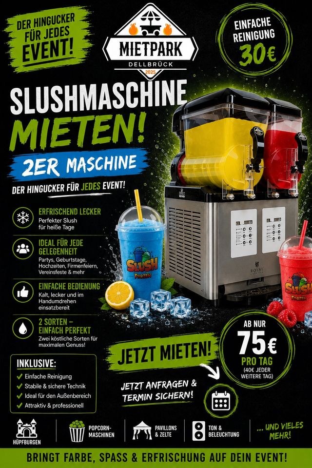 2er Slush Eis Maschine Softeis mieten in Köln Dellbrück